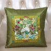 Patchwork Chinese Embroidery Crane Lumbal Cushion Satin Pillow Case Christmas Vintage Dekorativa kuddeöverdrag för soffstol 45x8839280