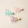 새로운 아기 아크릴 말 머리 바렛 귀여운 여자 헤어 핀 50pcs/lot kid hair-acessories 동물 헤어 핀 미니 크기