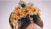 Китайский свадебный головной убор невесты костюм костюм волосы Корона свадебные украшения