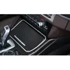 Cadre porte-gobelet d'eau en acier inoxydable, accessoires de voiture, accoudoir de Console, bande décorative à paillettes pour BMW série 5 F10