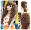 Wigs Women Girl Long Curly Wavy Brown Hair Full Wig Cosplay Party Costume Fashion