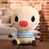 Dorimytrader śmieszne kreskówki Big Head Plush Plush Toy Giant Sched Anime Piggy Doll Kreatywna poduszka dla dzieci Prezent Deco 31 cala 80C5179307