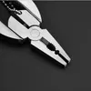 多機能ツールプライヤー屋外サバイバルハンドツールミニ折りトングカメ亀プライヤーの多目的ツールクルードライバーナイフ