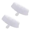 2Pcs/Lot White Washing Hair Cleaner Brushes Relieve Itching Acupuncture Points Massage Shampoo Scalp Massage Comb