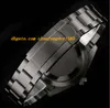 高級腕時計最高品質メンズステンレススチール製ブレスレット40mm PVDブランクダイヤル機械自動ウォッチ男性腕時計