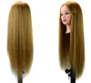 Синтетические волосы Практика парикмахерского обучения Модель головы Манекен3339744