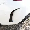 Bil styling baksida kropp klistermärken svart splitter spoiler luftkniv dekoration trim 2pcs för Mercedes Benz Cla C117 200 220 260