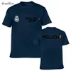 Espana Policiaスペイン国民エスパナ・ポリチアアンチリオットスワットジオは特別な部隊男性Tシャツトップスティー