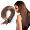 Grade 8A Keratin v Tip Indian Remy Human Hair Extensions