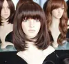 CHENSW800 new fashion style short brown red straight hair wigs for women wig