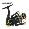 REELSKING bobine en aluminium 551 manche en bois 1000 2000 2500 3000 4000 5000 6000 7000 série moulinet de pêche Y181007067361470