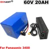 60V 20AH elektrische fiets lithium batterij e-bike batterij 60V voor BAFANG BBSHD 1000W 1500W motor + 5A oplader gratis verzending