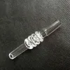 Quartz Tip Filter Pijpen Mondstuk titanium nail 10mm 14mm 19mm voor Waterpijpen Water Bongs Booreilanden bangers Gereedschap