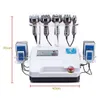 Portable 6 in 1 RF Radio Frequency Vacuum Cavitation Body Shape Weight Loss Slimming Machine SPA DHL Free Shipping