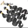 9A Extensions de cheveux brésiliens Trame de couleur naturelle Vague de corps ondulée 10-24 pouces