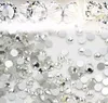 1440 adet / grup Nail Art Glitter Rhinestones Beyaz Crystal Clear Flatback DIY İpuçları Sticker Boncuk Tırnak Takı Aksesuar ÜCRETSIZ NAKLIYE