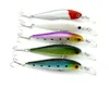 9PCS Hard Minnow with Treble Hook Crankbait Vibe Sinking Lure for Bass Trout Walleye Redfish 10cm9.3g