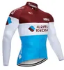 2019 Team Cycling Jersey 19D Gel Pad Bike Pants Set Quich Dry Mtb Ropa Ciclismo Långärmad cykel Maillot Culotte7136415