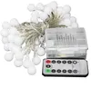 new 5m 50 leds strings ball waterproof battery box LED Globe String Lights Outdoor Fairy Lights