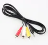 14 m audio video AV cable 35mm headphone jack to 3 RCA TV cable DV digital camera CD player MP3 MP4 VCR AV output cable1934316