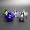 UFO Glass Carb Cap for Banger Arts and Crafts With Hold Quartz Multi-färgspik