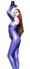 LinvMe Women Synthetic Latex Sleeveless High Neck Zentai Cosplay Catsuit Rubber Bodysuit Jumpsuit Clubwear Body Suits Bodies