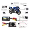 Caméra de moto à double objectif TFT 3 0 HD 720P DVR, enregistreur vidéo, moteur étanche, caméra de tableau de bord avec vue arrière, caméscope 210T