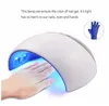 Lámpara LED para secador de uñas, lámpara de Gel para salón de uñas, diseños de uñas, herramientas de arte, secado rápido, lámpara secadora de 24 W, carga USB, 8 LED