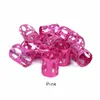 100PCS/Bag Colorful Hair Braiding Beads Hair Braid Tube Rings Cuff Styling Decoration Tools Hair Braiding Dreadlock Accessories