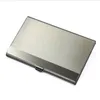 Card Holder Stainless Steel Silver Aluminium Credit Card Case Women Wallets Nueva Vogue Men ID Card Box Cartao De Visita #7217