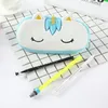 Cartoon horse Pencil Bags Pendant Cosmetic Coin Purse Plush Case Makeup Pouch Student stationery bag C5478