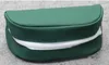 Sommer-Reißverschlussbox HOCHWERTIGE Damen- und Herren-Sonnenbrillenbox grünes Etui Stoffbrille Litschi-Korn weiches Paket A+++ kostenloser Versand
