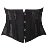 Atacado Mulheres 26 Aço Desossado Mesh Respirável Tormo Curto Corset Cintura Treinador Corporal Shaper Size M-XXXL