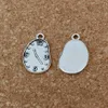 Ciondolo con ciondolo orologio in lega d'argento antico da 200 pezzi per creazione di gioielli risultati della collana del braccialetto 13 22mm A2031849368