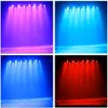 Mini 36 SZTUK RGB Red Green Blue LED LED LED Par Lighting Disco DJ Klub Efekt Wedding Show DMX Strobe Light