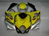 送料無料フェアリングキット07 08 GSXR 1000 Suzuki GSXR1000 2007 GSX-R1000 2008イエローシルバーコロナボディワークフェアリングK7 EK23 +シートカウル