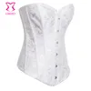 Gothic Wedding Corsets en Bustiers Bruids Wit Corset Top Sexi Lingerie Dames Espartilhos e Corpetes Corset Plus Size S-2XL