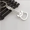 Gåva Zinc Alloy Beer Guitar Bottle Opener Bottle Opener Keychain KeyRing Key Chain Key Ring Köksredskap