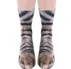 Adults Animal Paw feet Printed socks Unisex fashion Animal Crew Creative 3D print Sports teenager Digital printing Simulation Socks