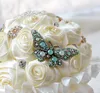 Bride holding flowers rose butterfly wholesale