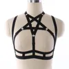 Femmes corps harnais Sexy Lingerie hauts noirs pôle danse Goth harnais soutien-gorge fétiche porter Bondage robe