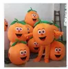 2018 Hoge kwaliteit hete oranje fruit mascotte kostuum pak voor elke maat mascotte kostuum pak fancy jurk stripfiguur partij outfit pak