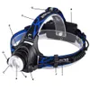 3000LM Rechargeable XM-L2 LED Headlamp 3 Modes Zoom Headlight Use 18650 Battery Torch Waterproof Bicycle Camping Hiking Lamp