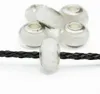 10Pcs 925 Sterling Silver Core Multicolour Murano Lampwork Glass Beads Charm Big Hole Loose Beads For Pandora European Bracelet Necklace