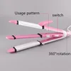 Kemei Professional Mini 3 i 1 multifunktionellt turmalin keramiskt hår rätning Korrugerad järn Curler Wave Flat Curling Iron6934863