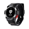 Smart Watch IP68 Vattentät Bluetooth 4.0 Dynamisk hjärtfrekvens Monitor Smart Klockor för Android Ios Smart Phone Watch Tracker