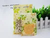 Busta di plastica trasparente a tre colori Sacchetti di plastica per la conservazione dell'imballaggio alimentare Borsa autosigillante Spot riutilizzabile 100 / confezione 12 * 20