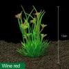 10Pcs/lot NEW Design Artificial Plastic Weeds aquarium plants Grass for aquarium background Fish Tank Aquarium Ornament decoration