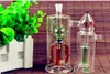 Strawberry twin water bottle Wholesale Glass bongs Oil Burner Glass Water Pipes Oil Rigs Smoking Rigs