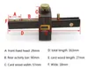 8-calowy śruba Gauge Mark Scrape Scrape Prestiżowe Brytyjskie Indonezja Ebony + Czysta miedź zużywa czołowe narzędzie do obróbki drewna